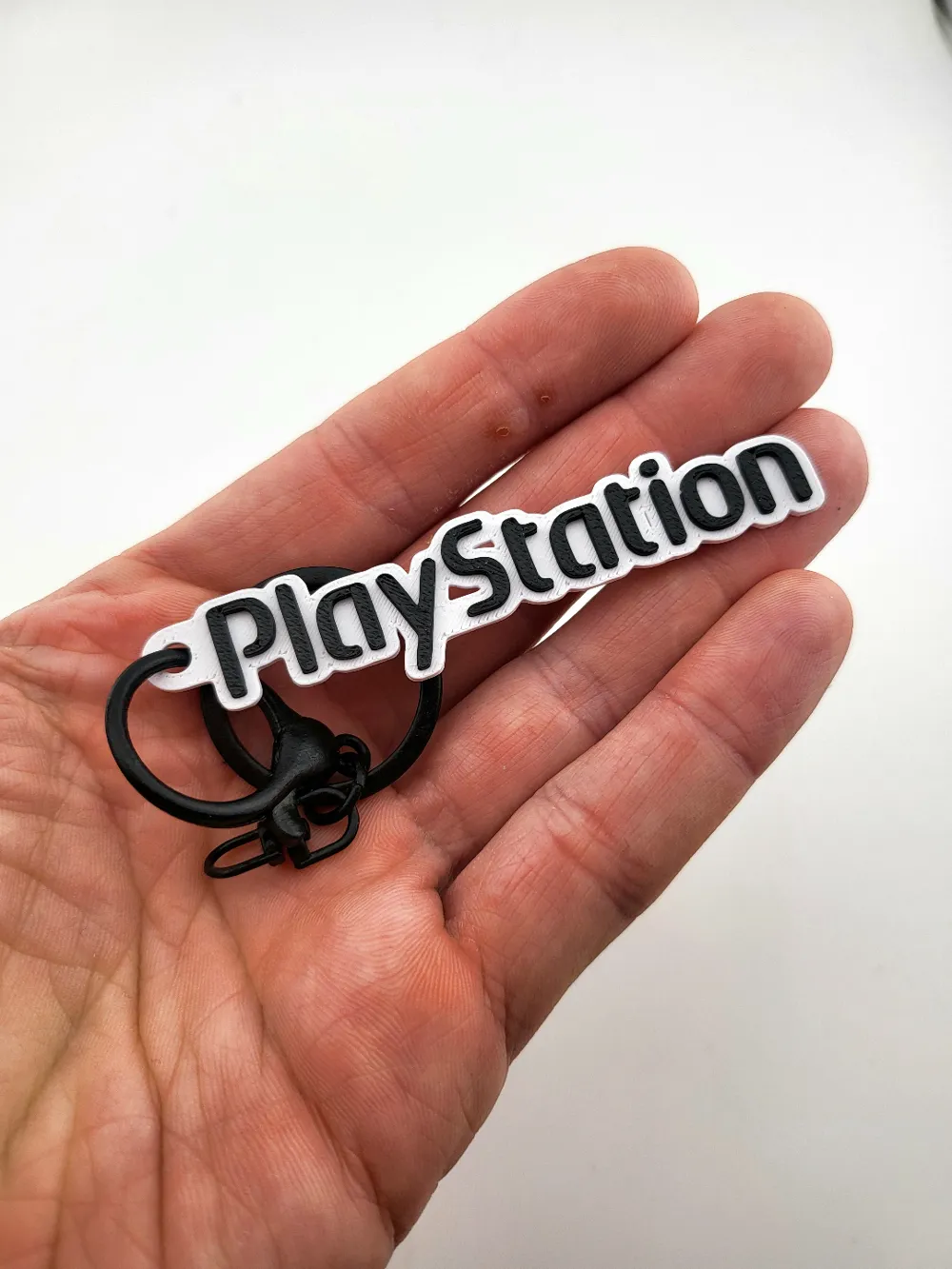 playstation keyring keychain logo thumbnail 2