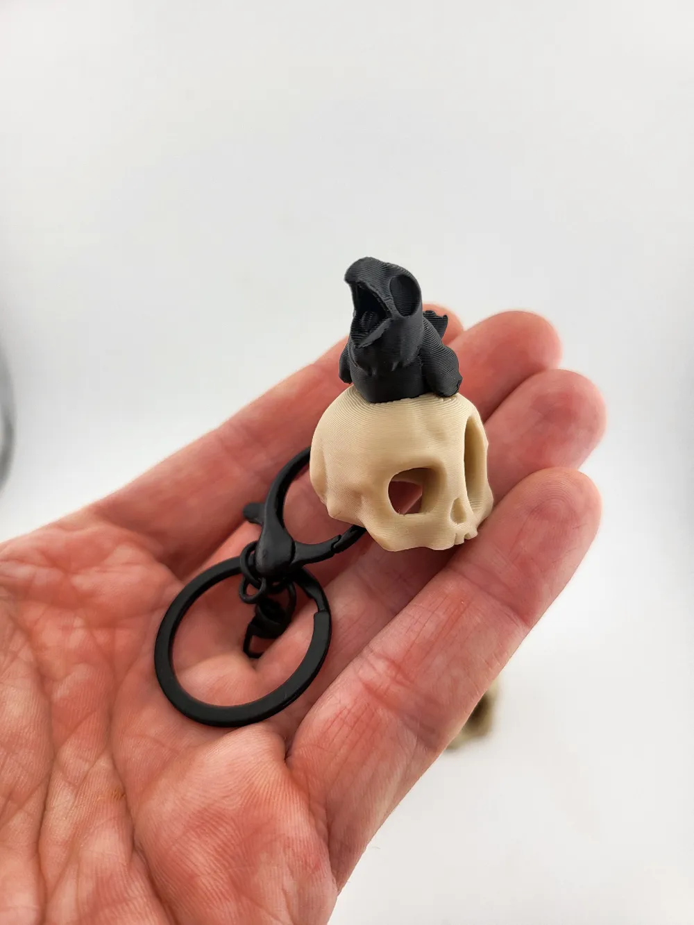 kawaii skull crow sweet cute thumbnail 3