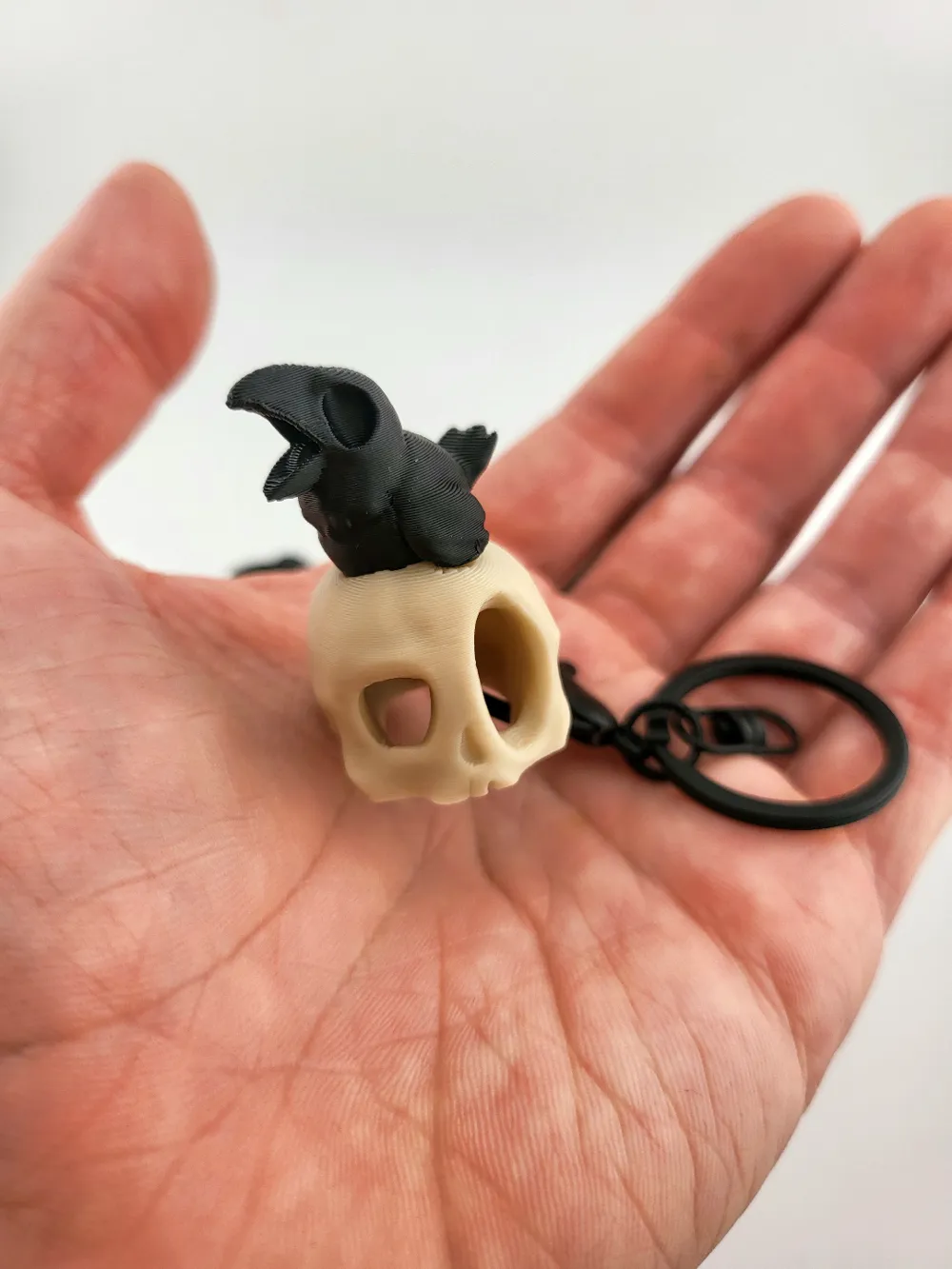 kawaii skull crow sweet cute thumbnail 4