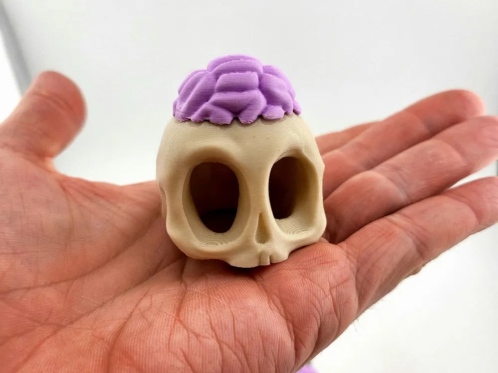 kawaii skull brain cute sweet zombie