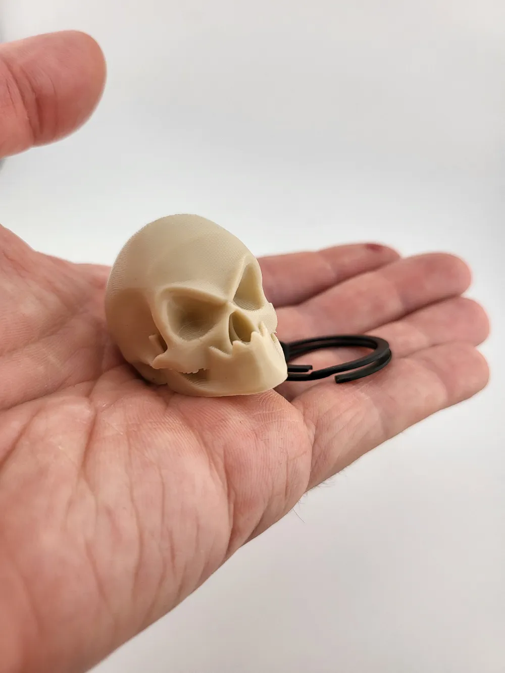 skull keyring angry bad thumbnail 4