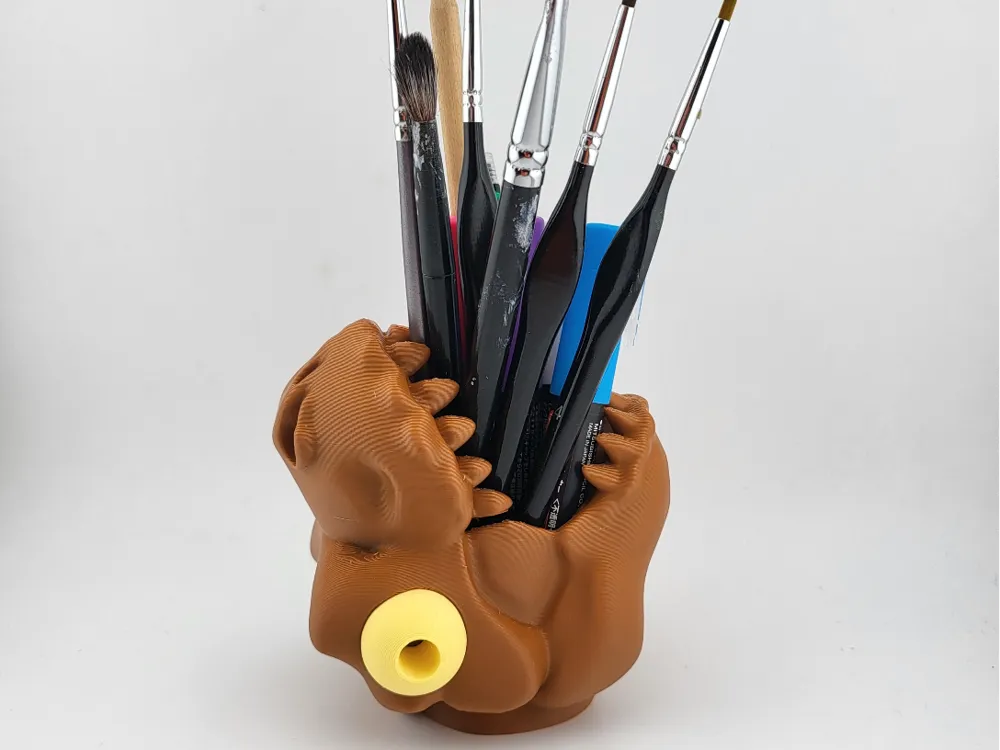 Trex pen holder brush holder