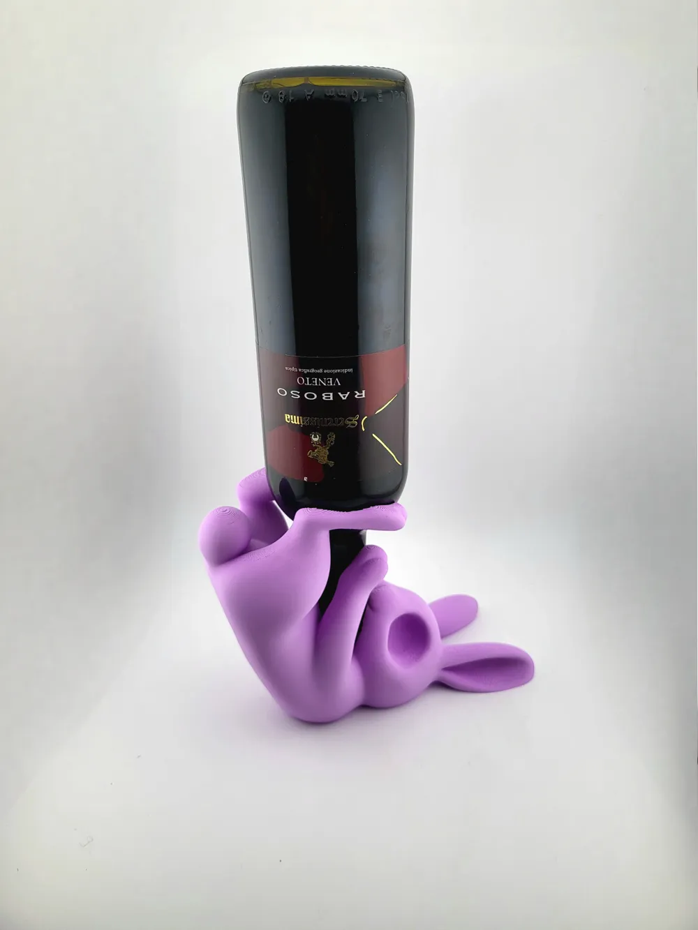 bunny wine bottle holder Easter drunk rabbit thumbnail 2