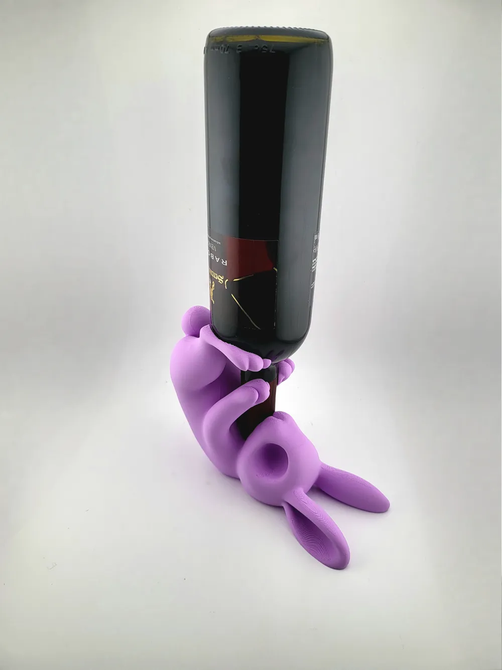 bunny wine bottle holder Easter drunk rabbit thumbnail 4