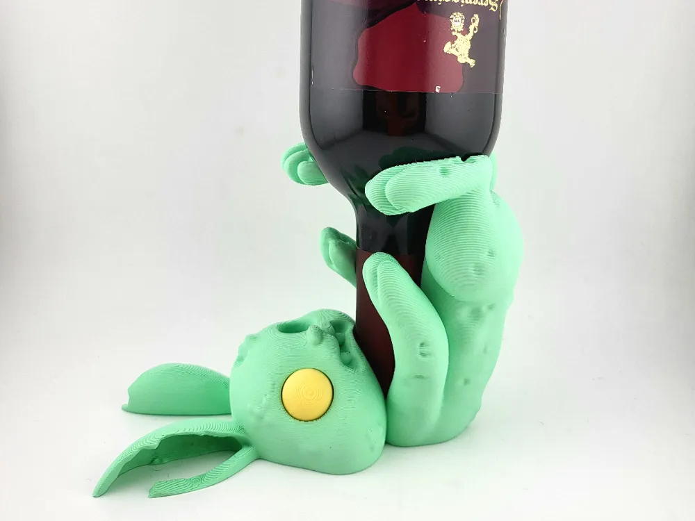 bunny zombie wine bottle holder Easter rabbit