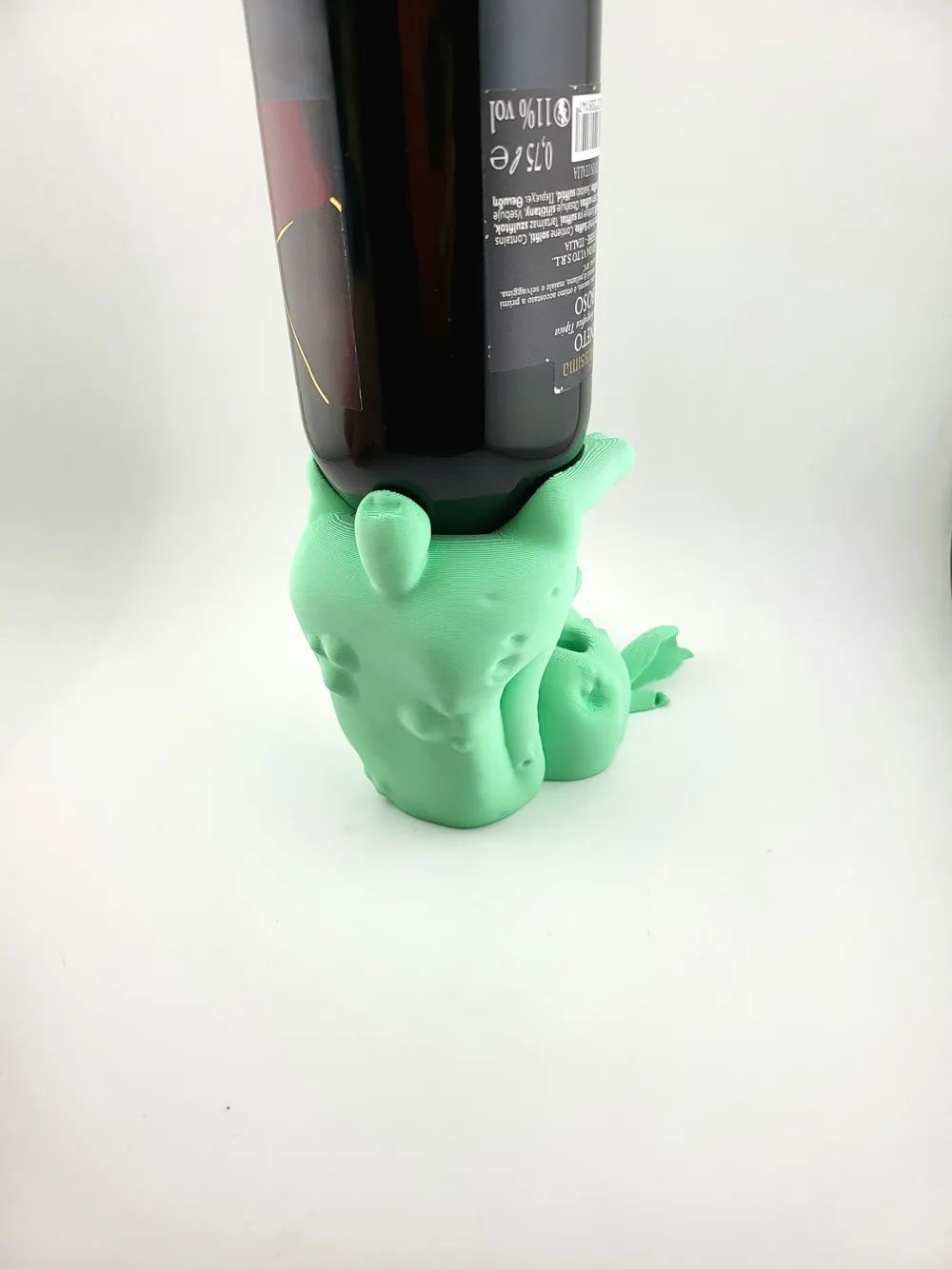 bunny zombie wine bottle holder Easter rabbit thumbnail 2