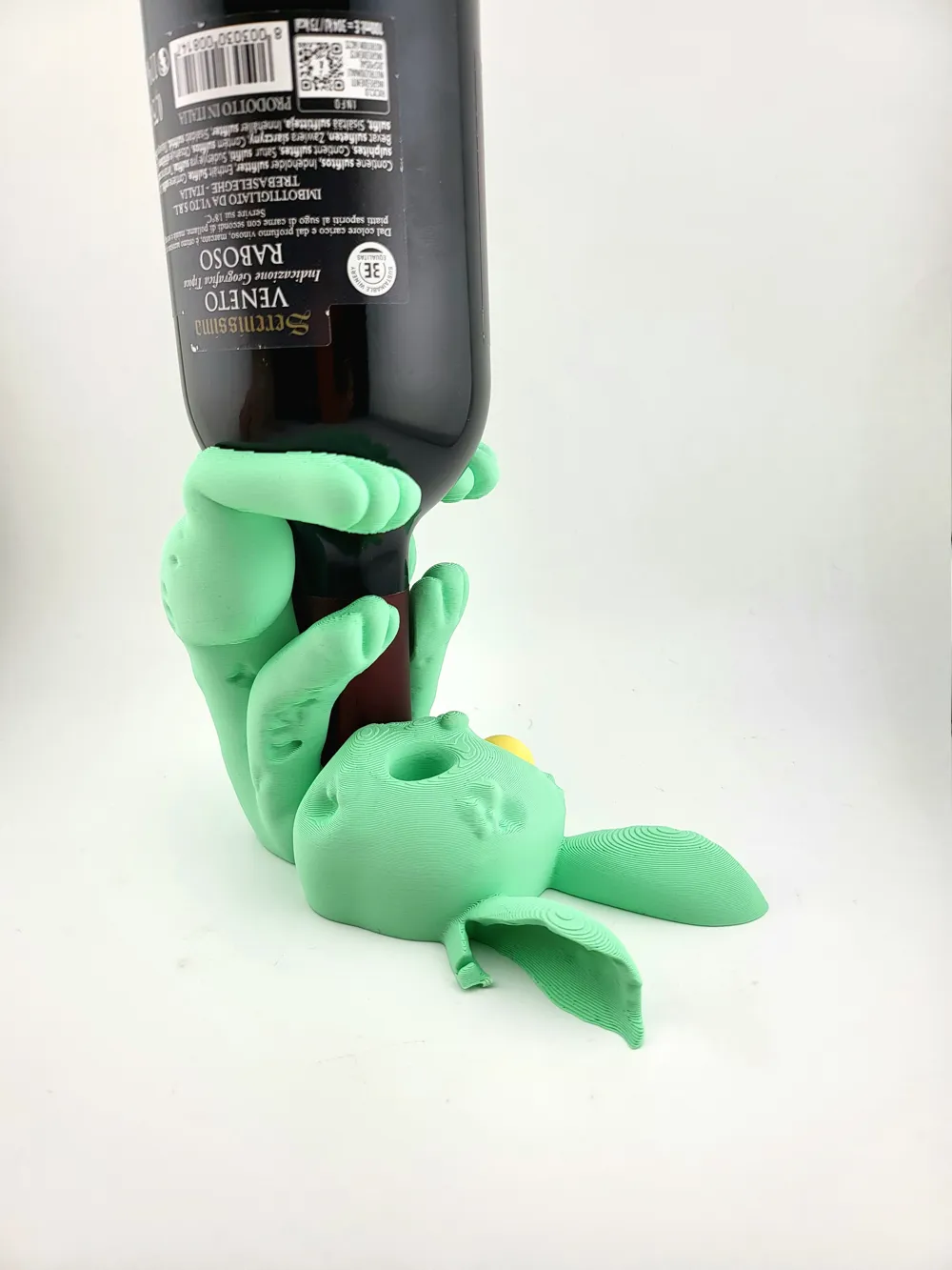 bunny zombie wine bottle holder Easter rabbit thumbnail 3