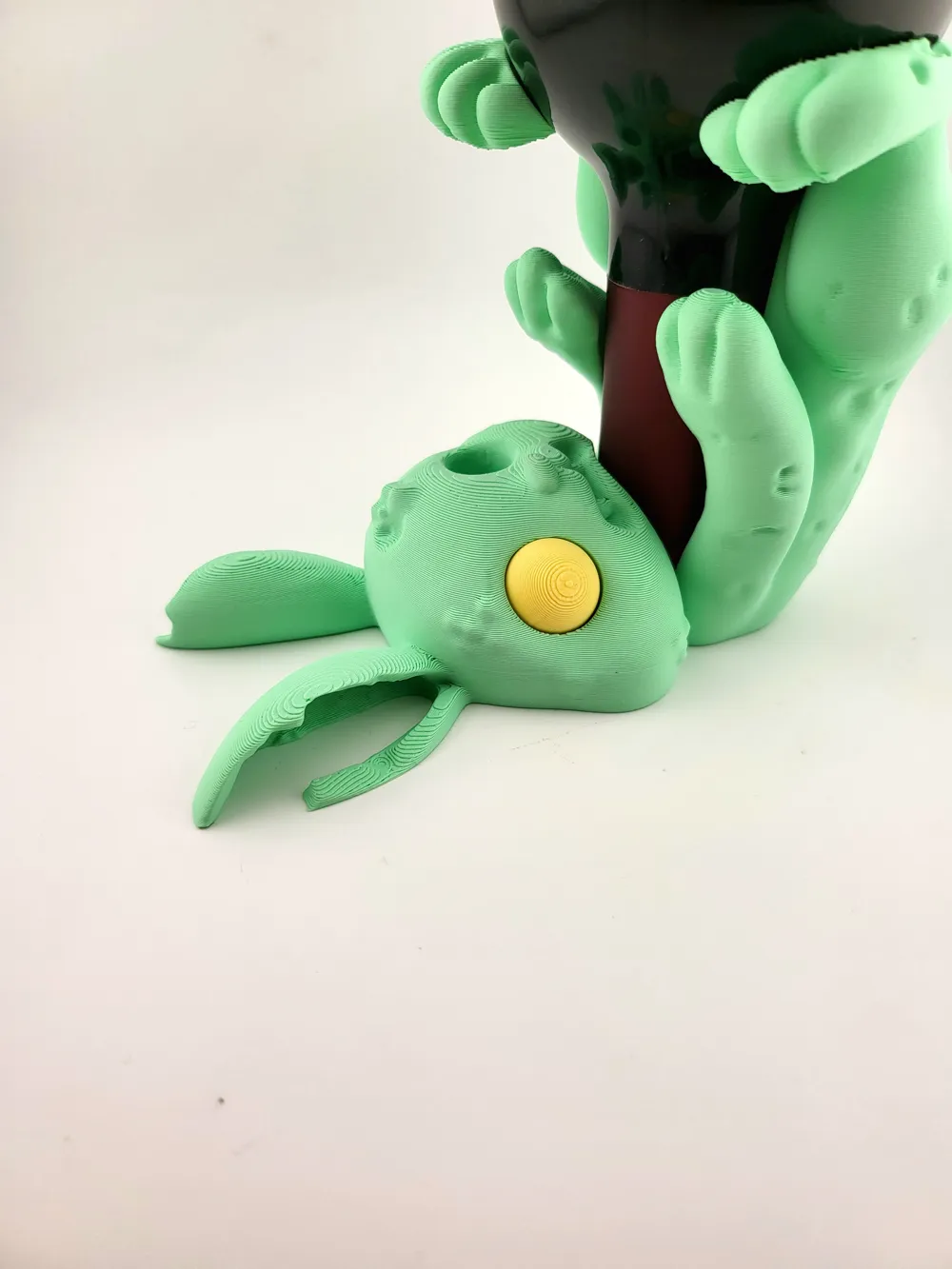 bunny zombie wine bottle holder Easter rabbit thumbnail 4