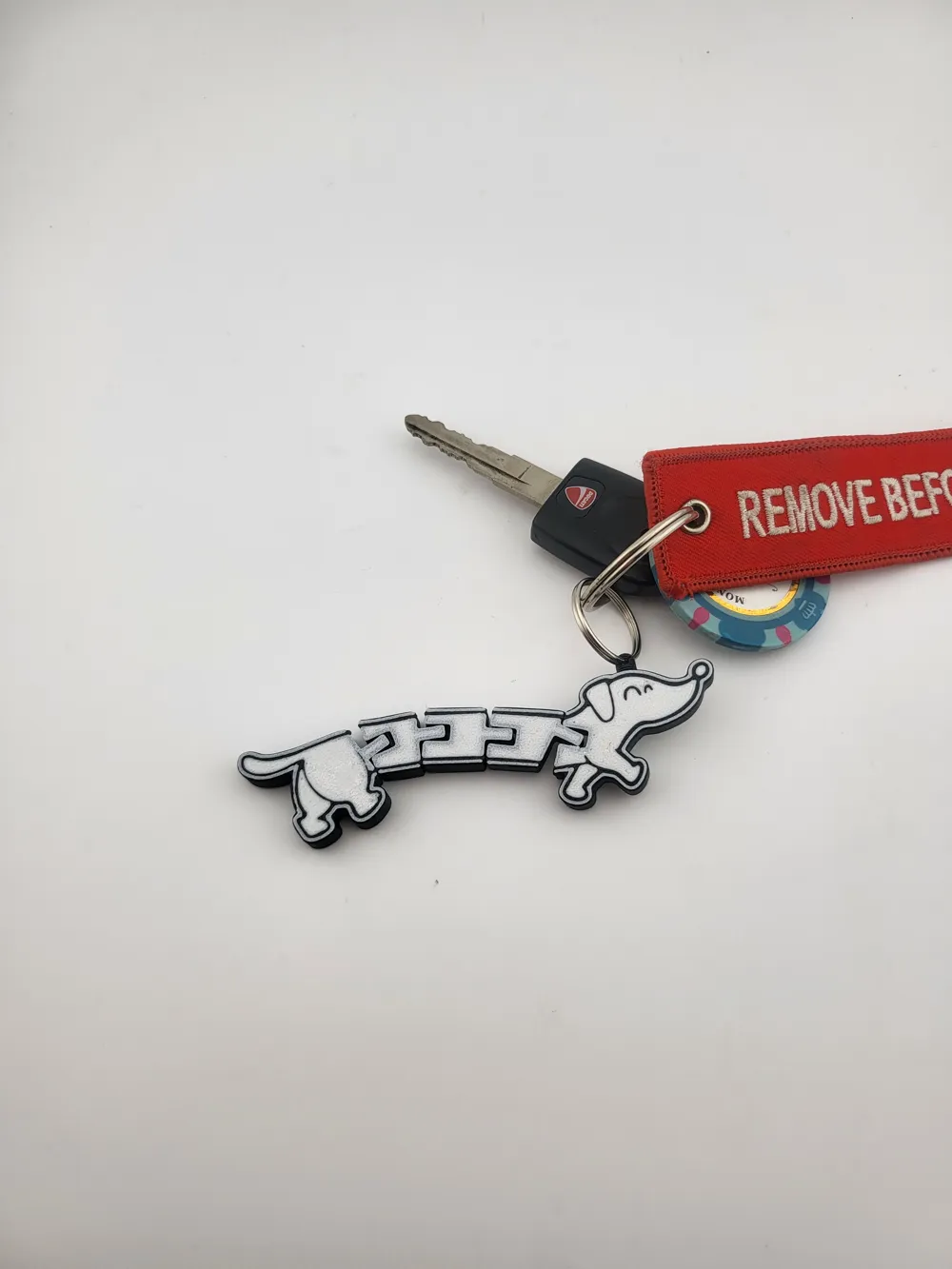 dachshund key ring flexi ams thumbnail 4