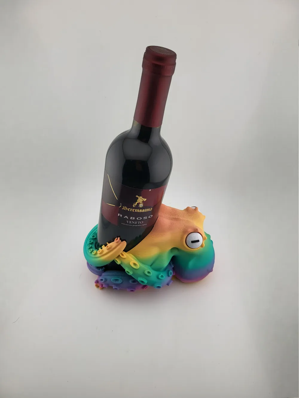 octopus wine bottle holder Easter drunk kraken thumbnail 3