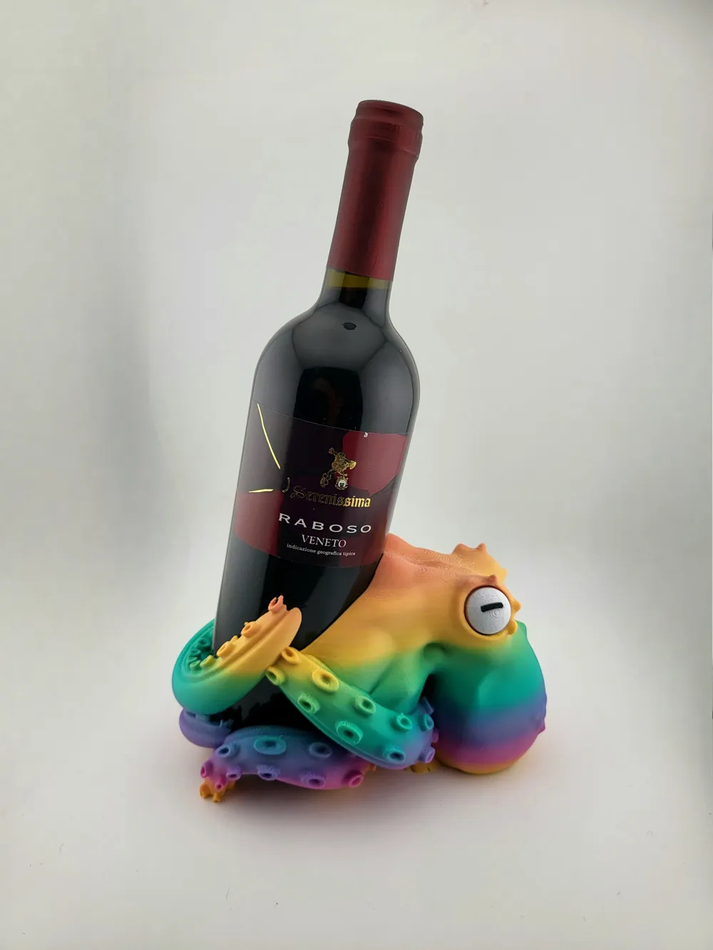 octopus wine bottle holder Easter drunk kraken thumbnail 4