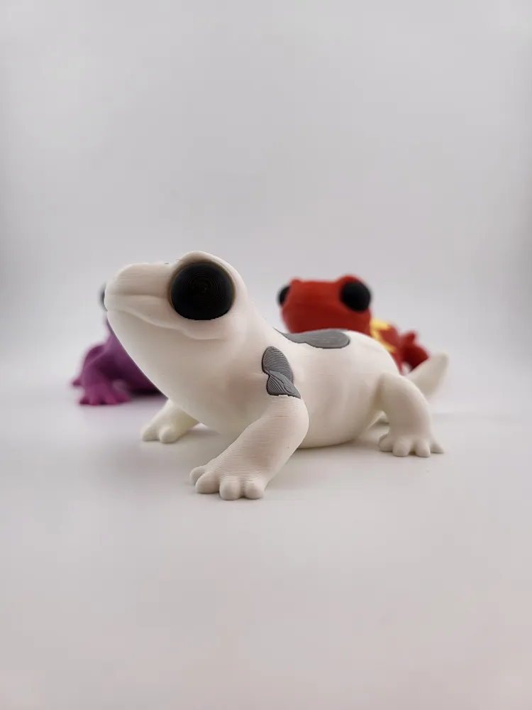 Kawaii cute Gecko Lizard Toy Stylized no ams thumbnail 4