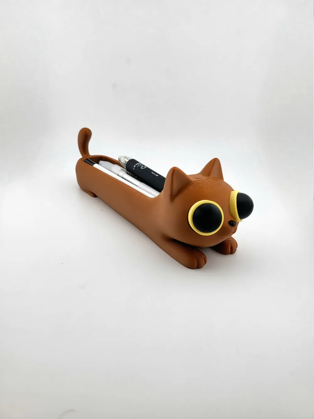 Cat Pencil Holder – Cute 3D Printed Desk Organizer thumbnail 3