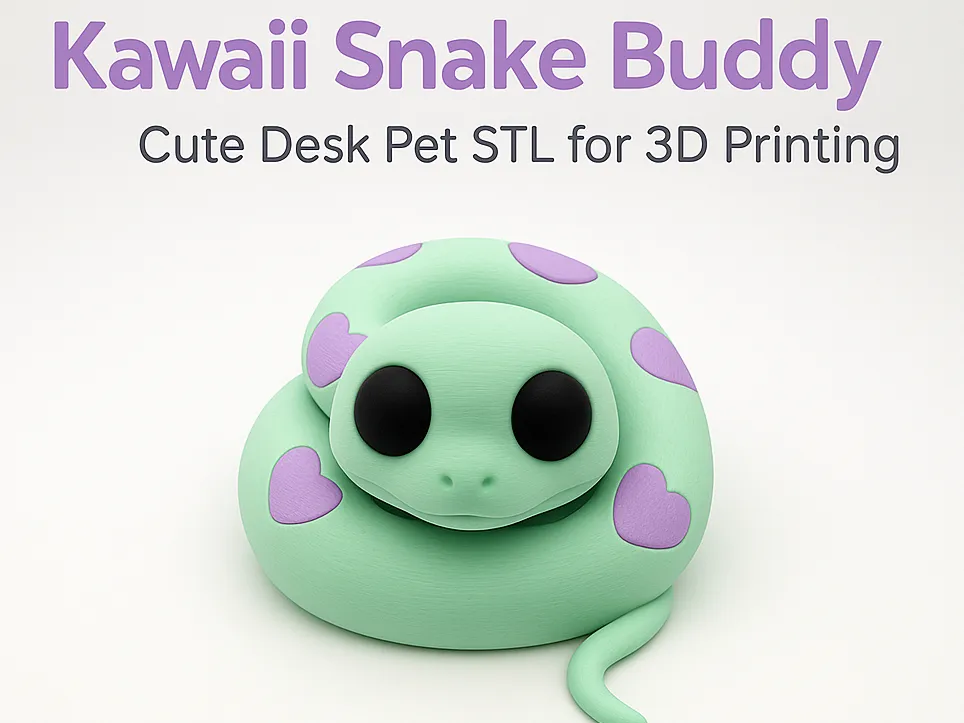 Kawaii Snake mothers day – Cute Desk Pet NO AMS