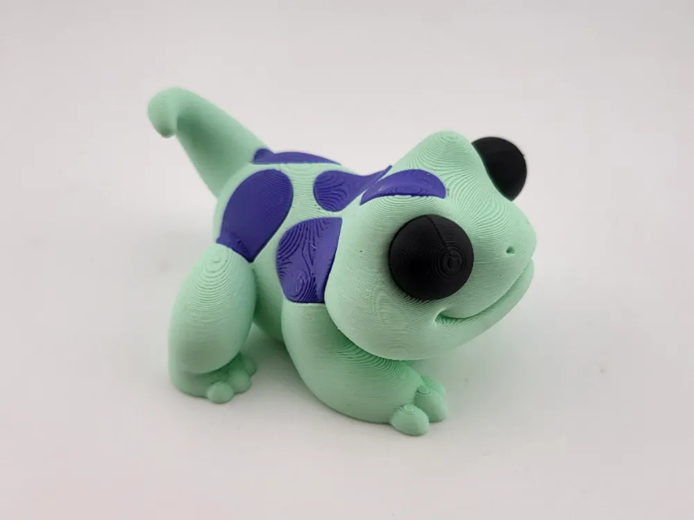 Kawaii Gecko Lizard Cute 3D Printable Animal Toy