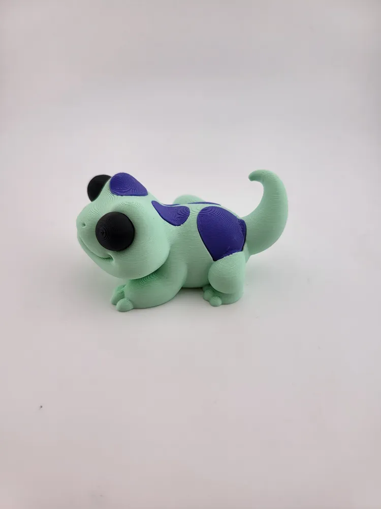 Kawaii Gecko Lizard Cute 3D Printable Animal Toy thumbnail 2