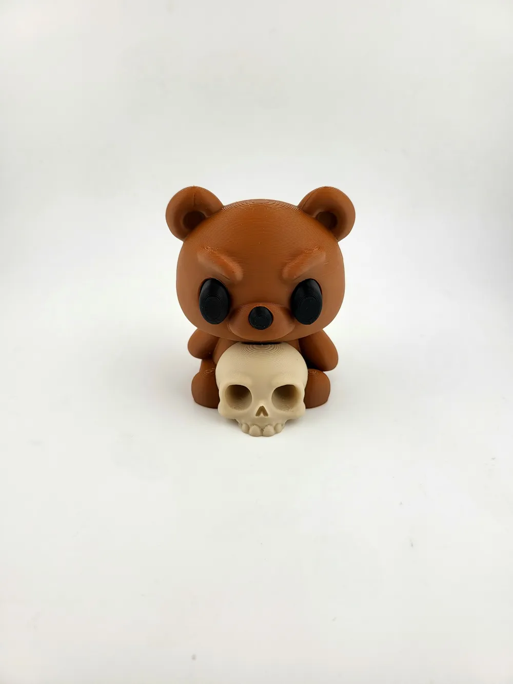 Angry Bear with Skull Kawaii for Halloween Gothic thumbnail 2
