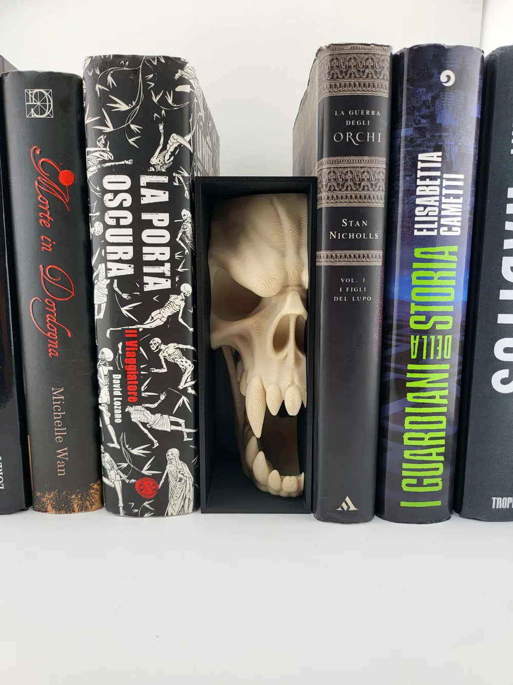 Skull Book Nook Realistic Horror Insert for 3D thumbnail 2
