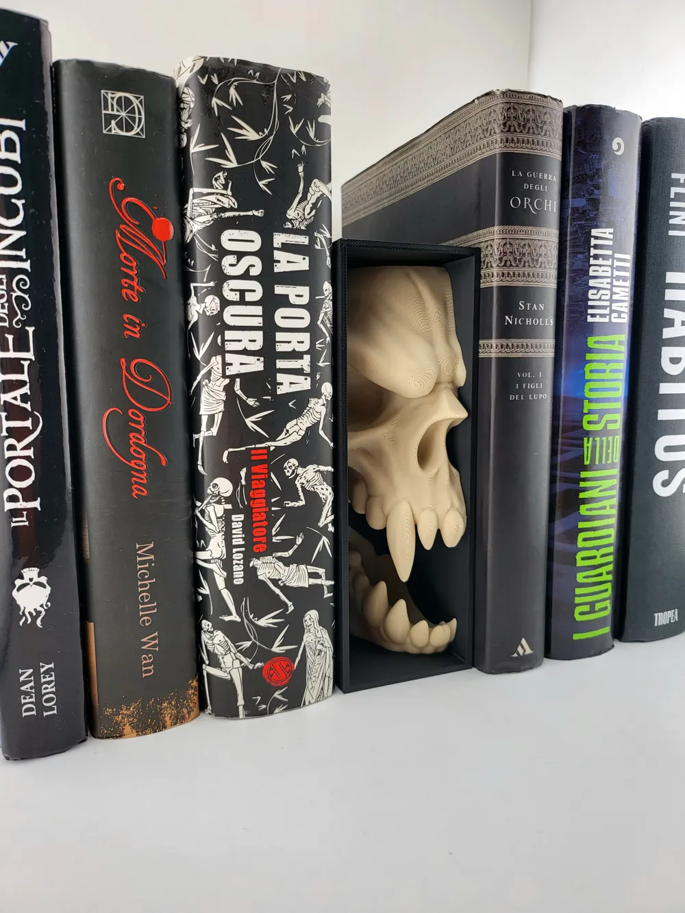Skull Book Nook Realistic Horror Insert for 3D thumbnail 3