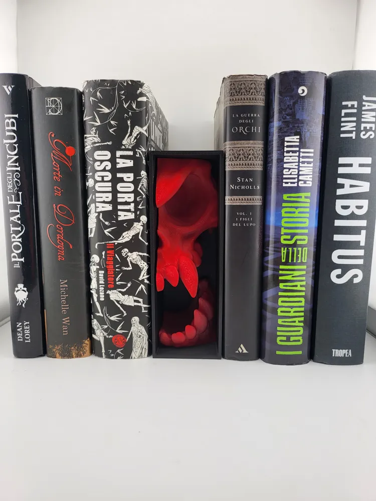 Scream Skull Book Nook Horror art Shelf Insert thumbnail 3