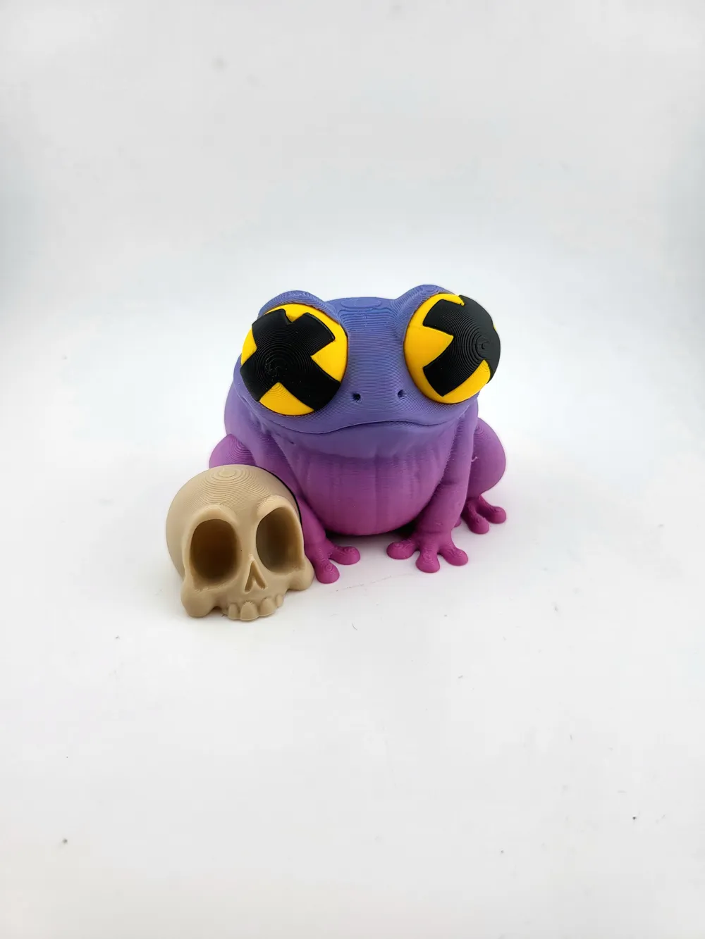 Kawaii Demon Frog Skull 3D Printable sweet cute thumbnail 2