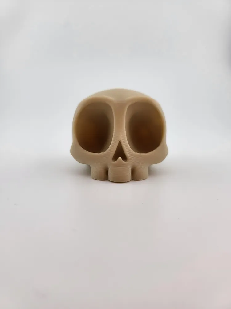 Cute Kawaii Skull – 3D Printable Decoration thumbnail 4