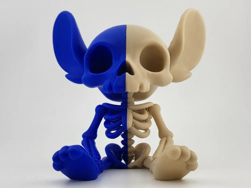 Stitch Inspired Skeleton Cute e Spooky