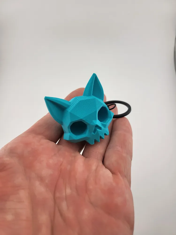 skull cat decor key game room thumbnail 3