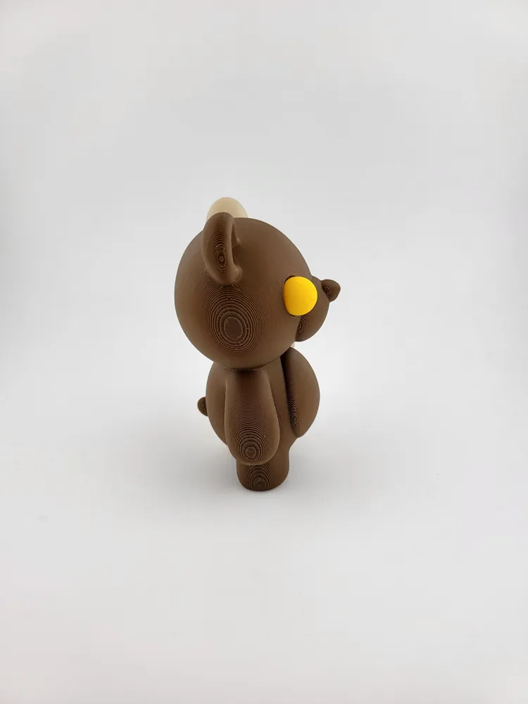 Half Bear Half Skeleton – Cute & Dark Split NO AMS thumbnail 4