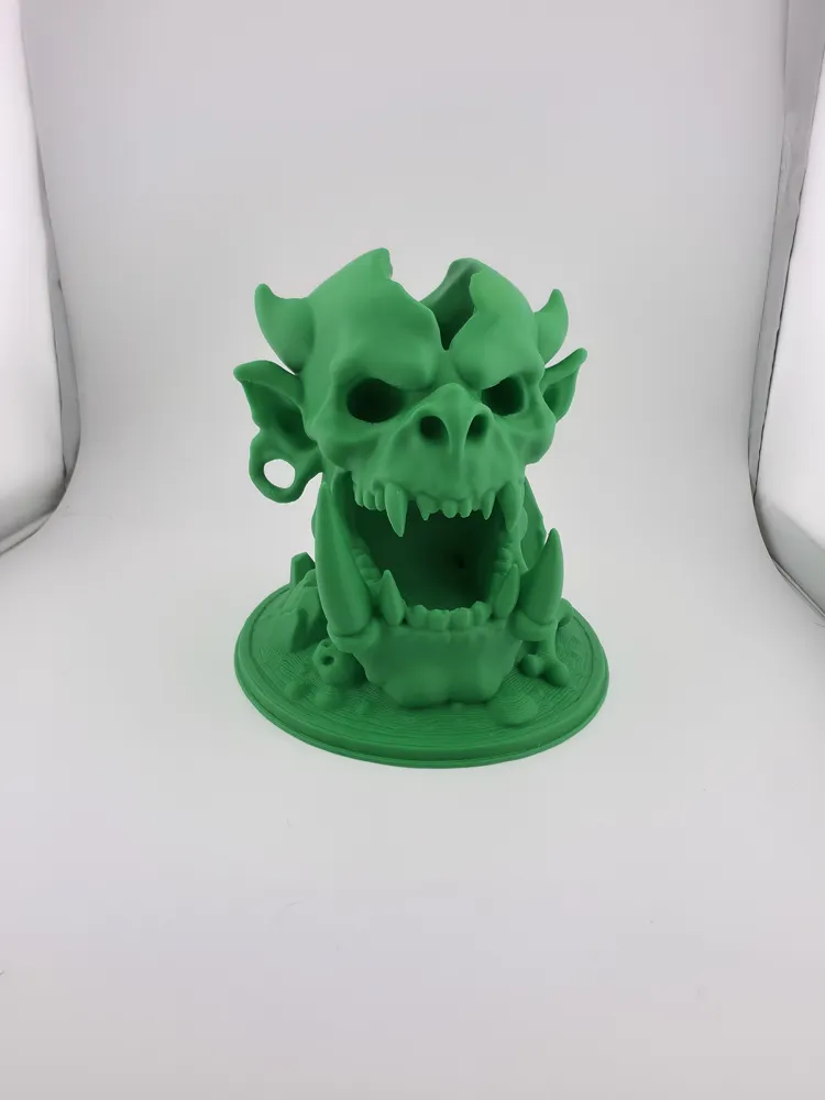 Diorama Orc Skull Dice Tower dnd dungeons dragons thumbnail 3