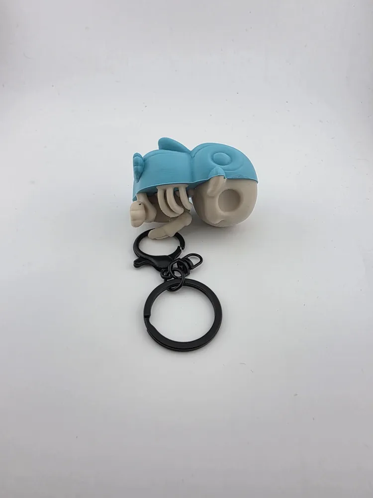 Split Penguin Skeleton Key – Cute Half kawaii thumbnail 2
