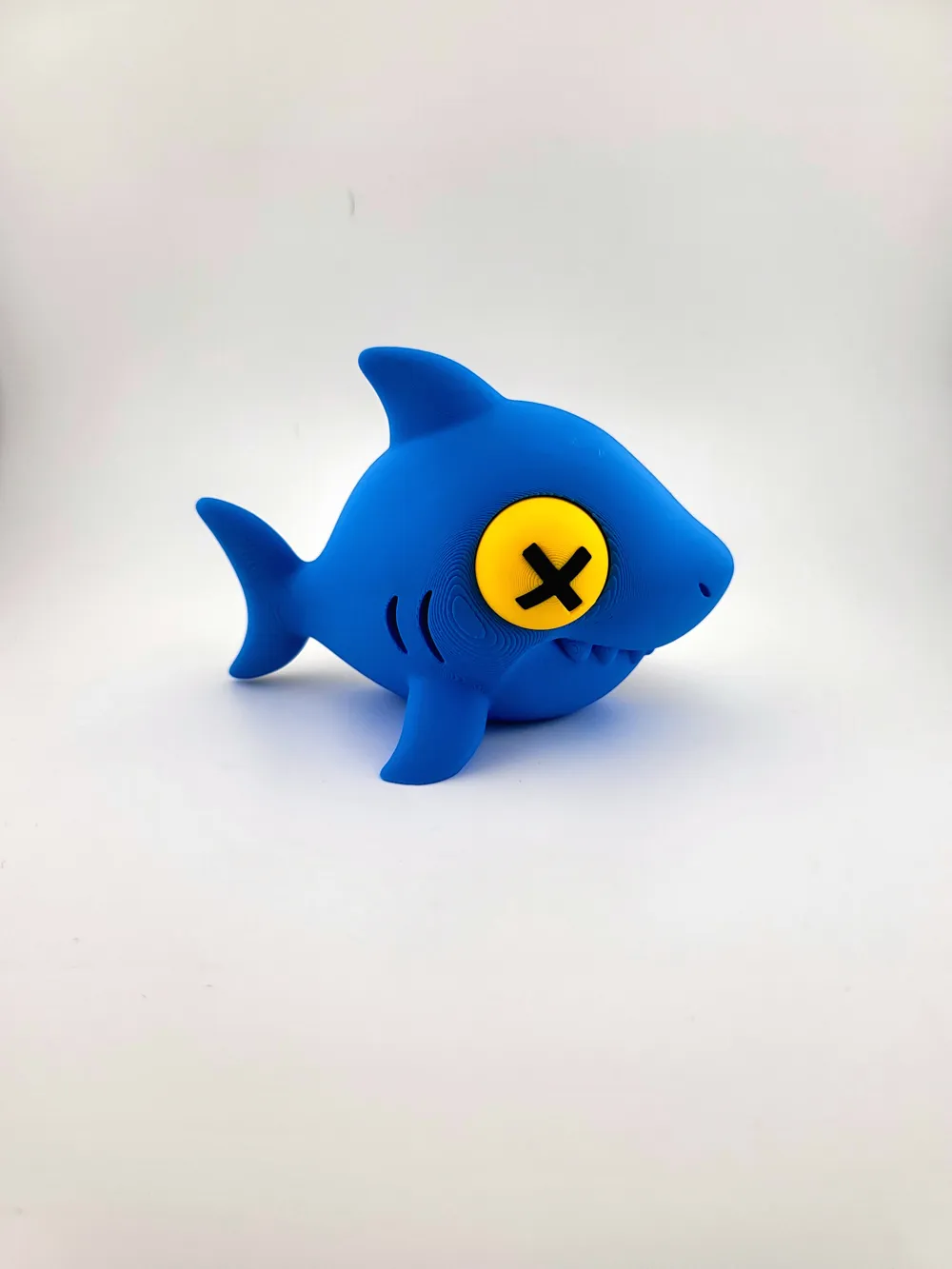 Kawaii Dead Shark Cute Print with Skeleton no ams thumbnail 3
