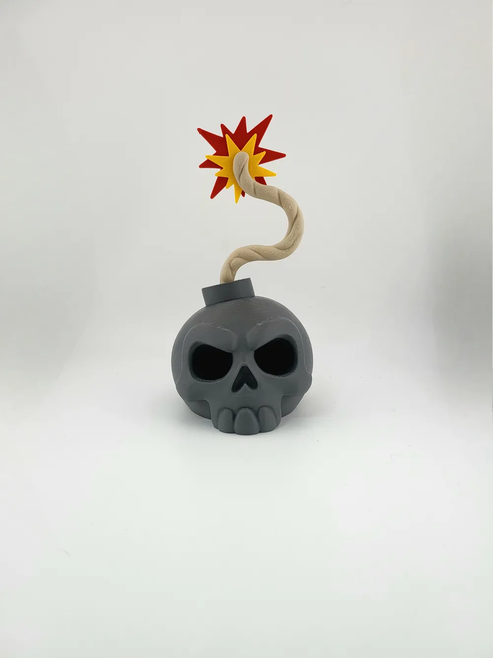 Kawaii Skull Bomb 3D Print thumbnail 3