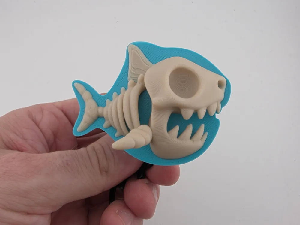 Cute Shark Skeleton Key charm for bag