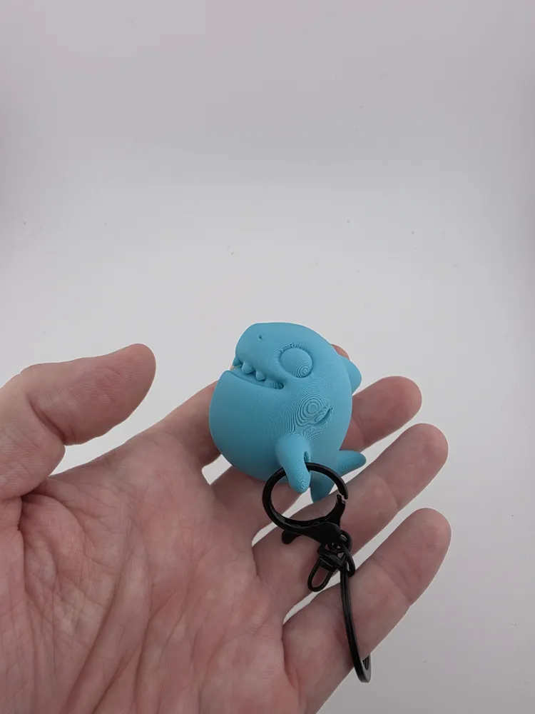 Cute Shark Skeleton Key charm for bag thumbnail 2
