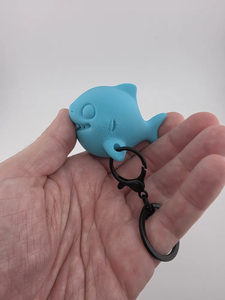 Cute Shark Skeleton Key charm for bag thumbnail 4