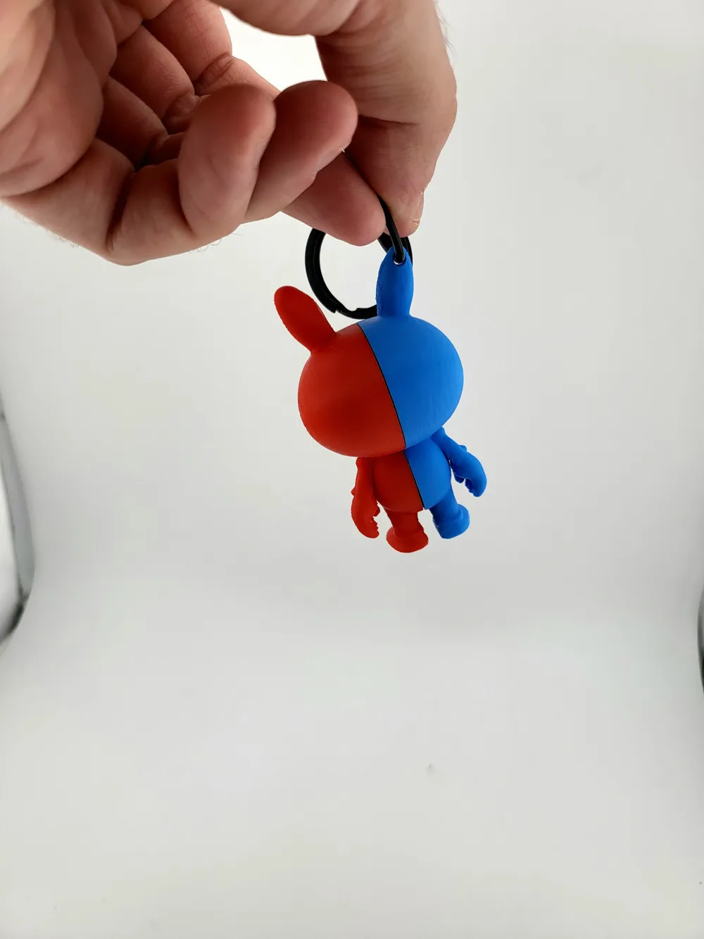 la bubu pop mart style Skeleton Keychain bunny thumbnail 4