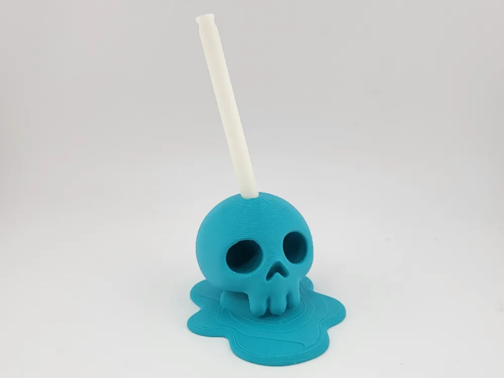 Melting Skull Kawaii Desk Organizer candy