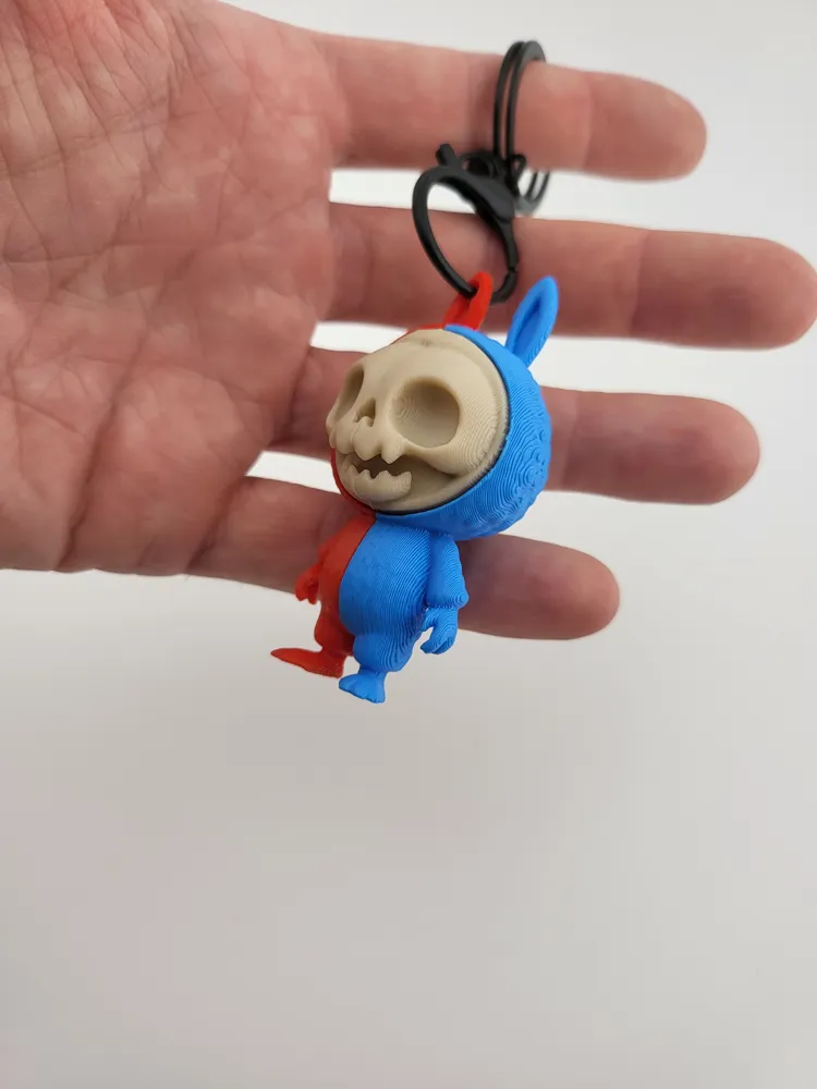 NO AMS la bubu Keychain Cute Toy pop mart kawaii thumbnail 4