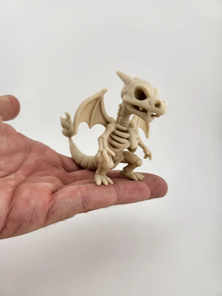 Charizard pokemon Skeleton Figure Dragon Fossil thumbnail 2
