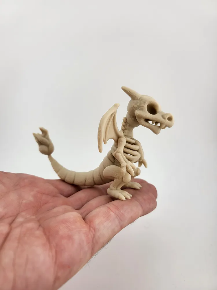 Charizard pokemon Skeleton Figure Dragon Fossil thumbnail 3