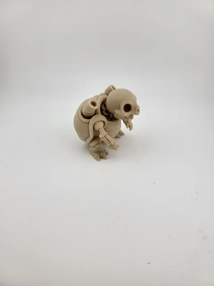 Blastoise Skeleton 3D Print Model pokemon kawaii thumbnail 3