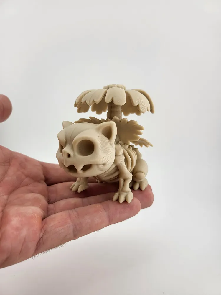 Venusaur Skeleton 3D Model Pokemon Figurine thumbnail 2