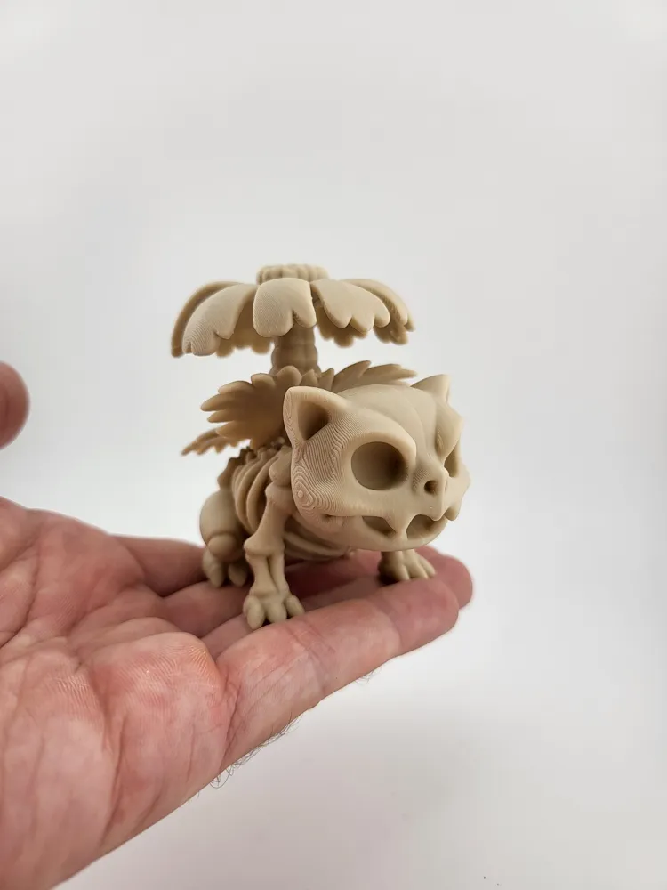 Venusaur Skeleton 3D Model Pokemon Figurine thumbnail 4